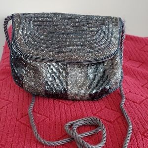 Beaded evening bag